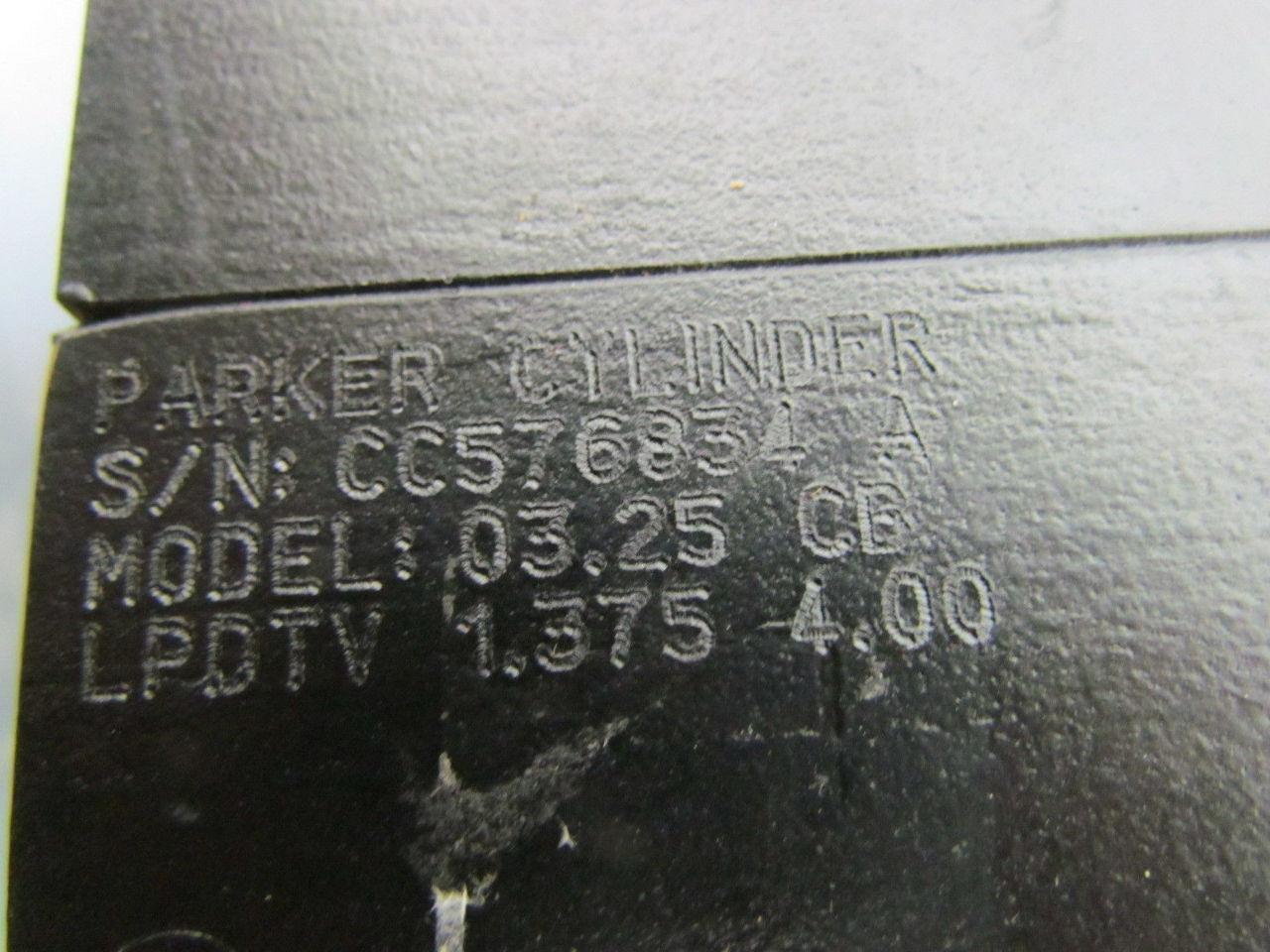 03.25 CBLPDTV 1.3754.00 PD Intensifier Hydraulic Cylinder Assembly 5.591:1 Ratio