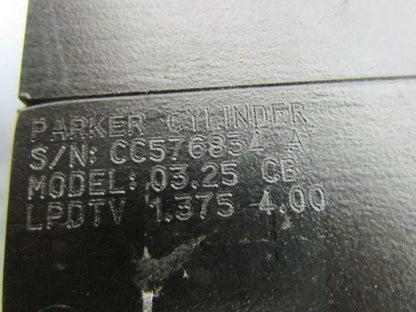 03.25 CBLPDTV 1.3754.00 PD Intensifier Hydraulic Cylinder Assembly 5.591:1 Ratio