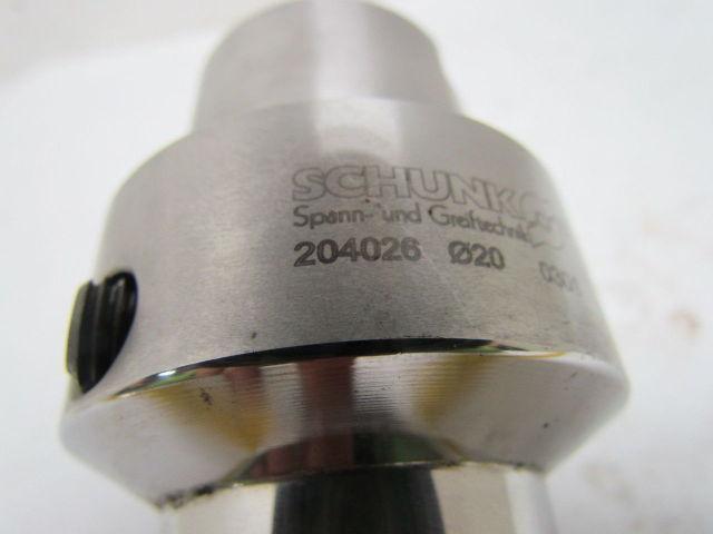 Schunk 204026 HSK-63-C Hydraulic Tool Holder 20mm Diameter