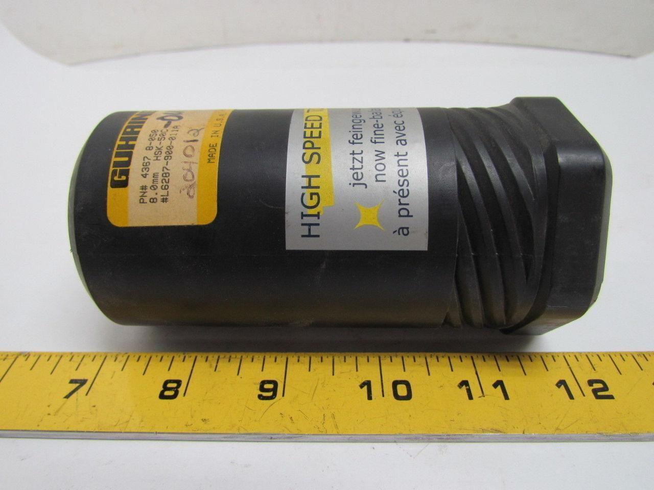 Guhring L6287-900-011A HSK-50-C Hydraulic Tool Holder 8mm Diameter Chuck