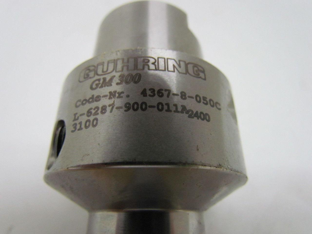 Guhring L6287-900-011A HSK-50-C Hydraulic Tool Holder 8mm Diameter Chuck