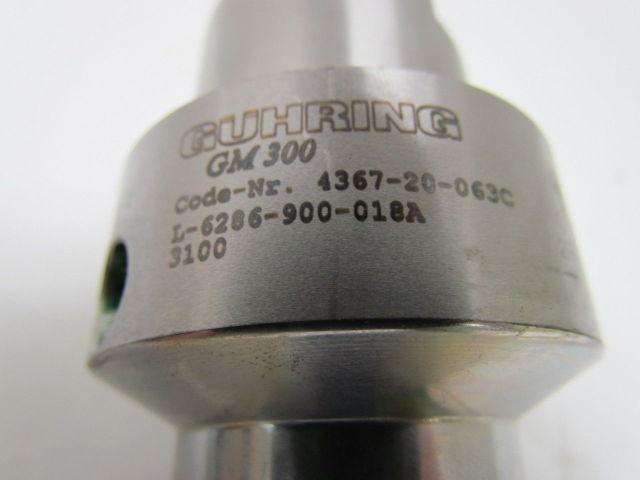 Guhring L-6286-900-018A HSK-63-C Hydraulic Tool Holder 20mm diameter Chuck