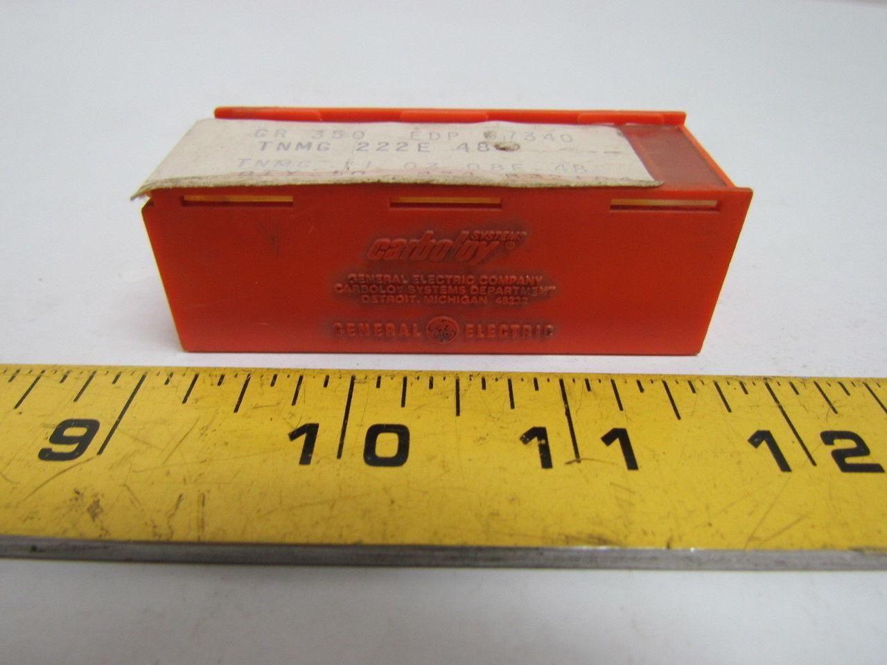 Carboloy TNMG 222E 48 Carbide Insert 10pcs Gr 350 EDP 07340