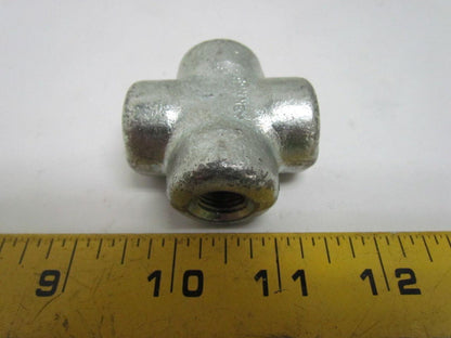 Graco 102-959 102959 1/4" NPT Cross Fitting NEW 4 Way