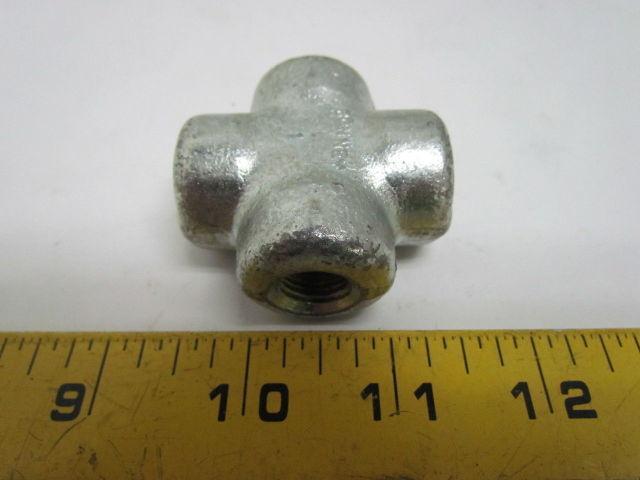 Graco 102-959 102959 1/4" NPT Cross Fitting NEW 4 Way