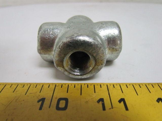 Graco 102-959 102959 1/4" NPT Cross Fitting NEW 4 Way