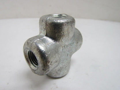 Graco 102-959 102959 1/4" NPT Cross Fitting NEW 4 Way