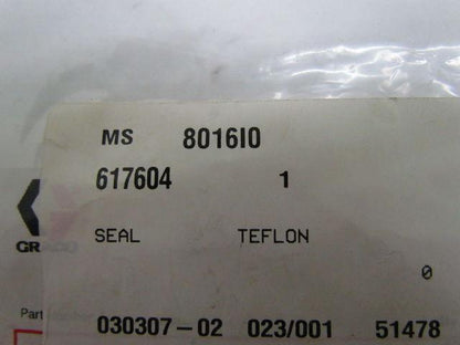 Graco 617604 617-604 Teflon Seal PTFE .25x.442x.20 NEW
