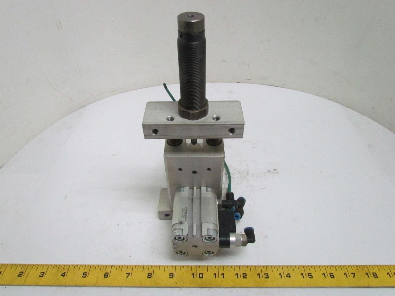 Pneumatic Stop Cylinder Air Stopper W/Hydraulic Shock Absorber