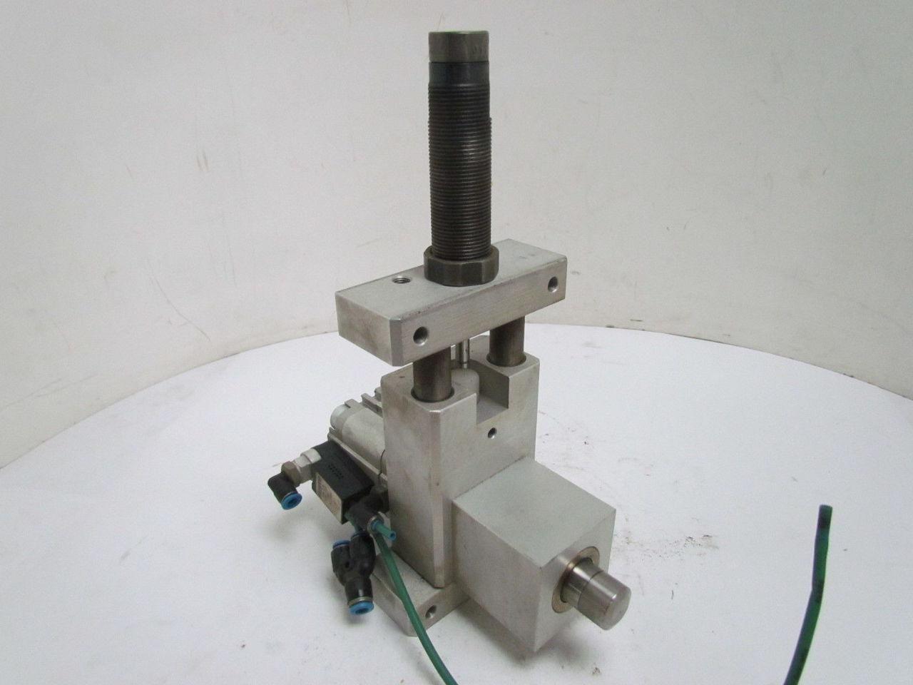 Pneumatic Stop Cylinder Air Stopper W/Hydraulic Shock Absorber