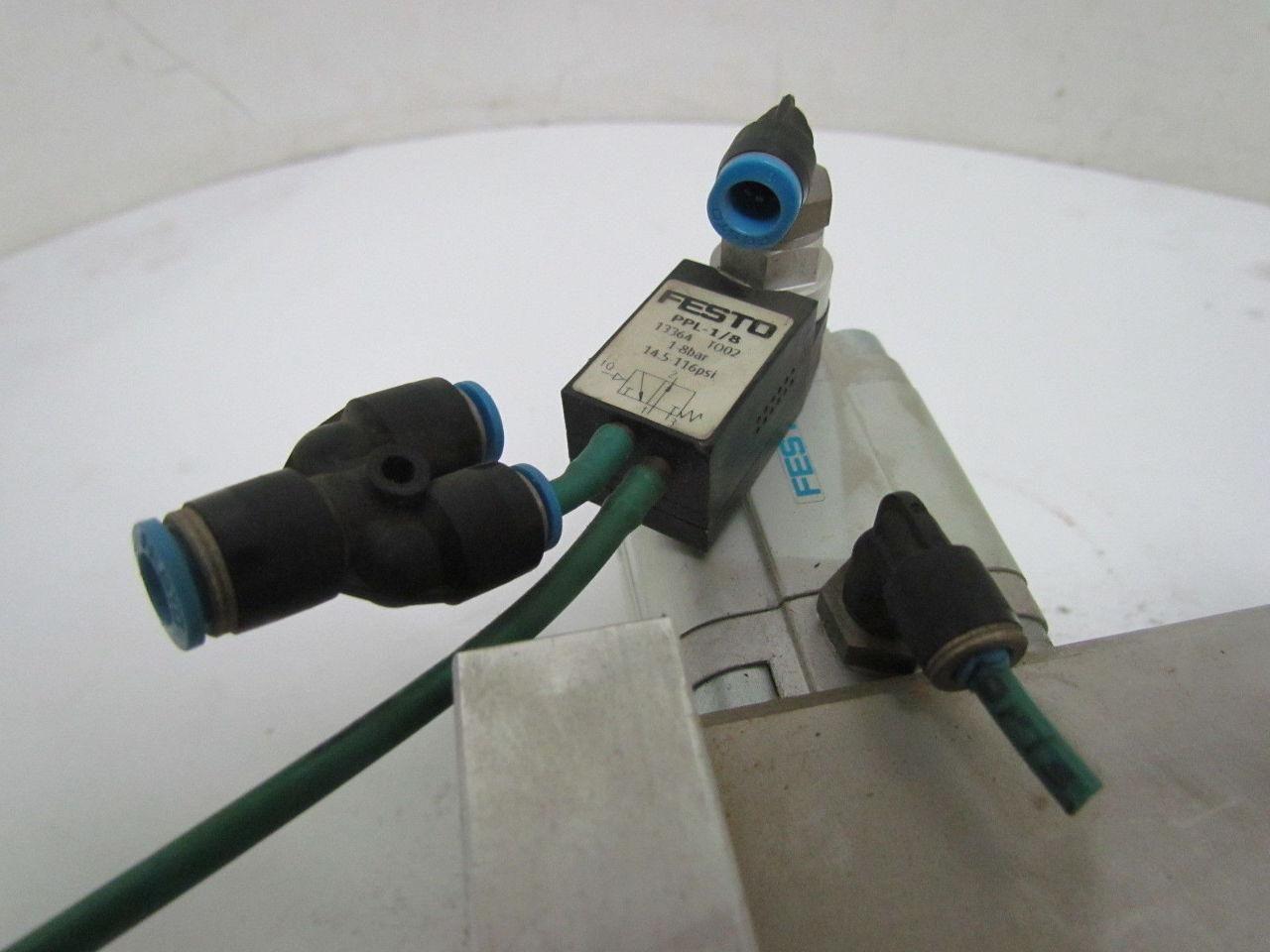 Pneumatic Stop Cylinder Air Stopper W/Hydraulic Shock Absorber