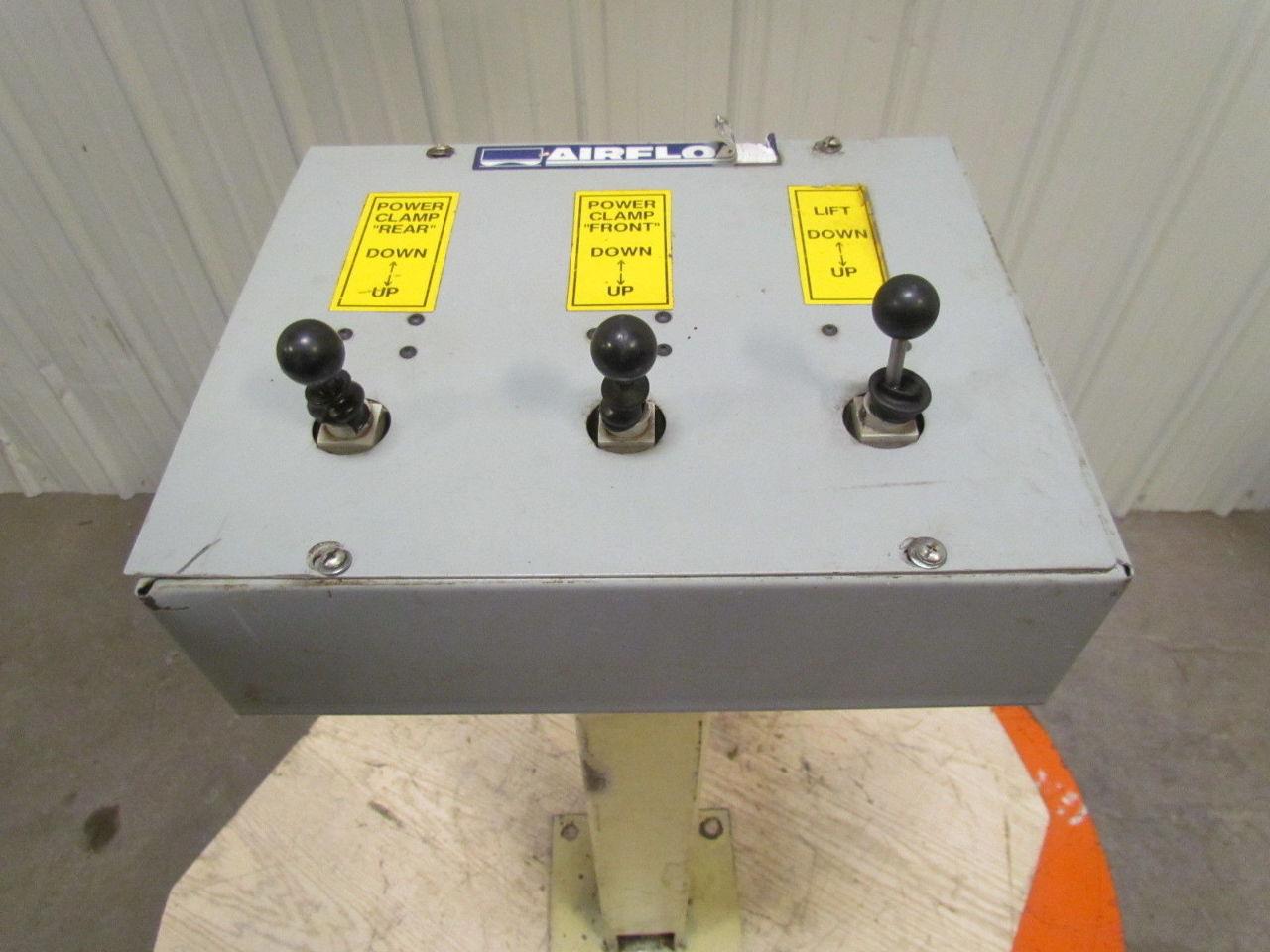 Airfloat Pedestal Mounted Pneumatic Control Operator Station With 3 Air Valves