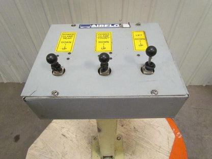 Airfloat Pedestal Mounted Pneumatic Control Operator Station With 3 Air Valves