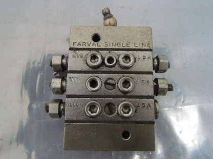 Farval 1000 Series Progressive Divider Valve Manifold