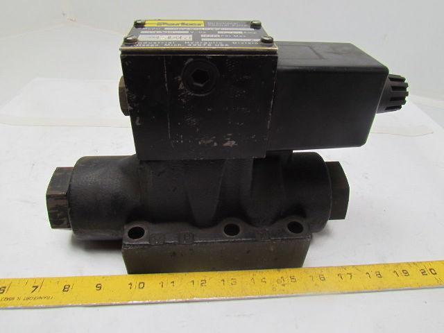 Parker D63W9E5VJ Directional Control Valve 24VDC 3000 PSI Max