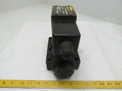 Parker D63W9E5VJ Directional Control Valve 24VDC 3000 PSI Max