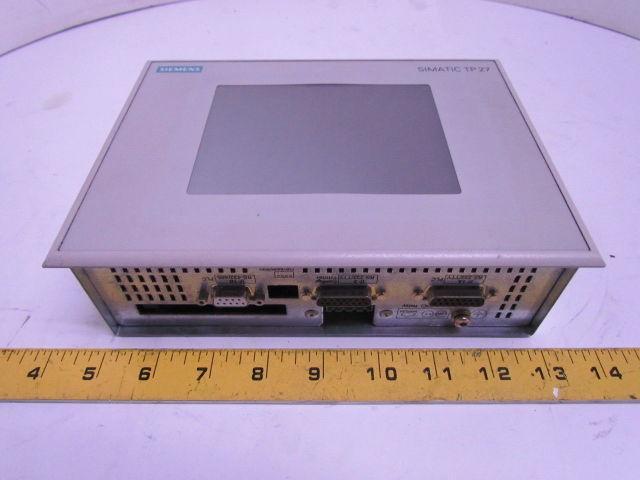 Siemens 6AV3627-1NK00-2AX0 Simatic TP27 Mono Touch-Screen Operator Interface Pan