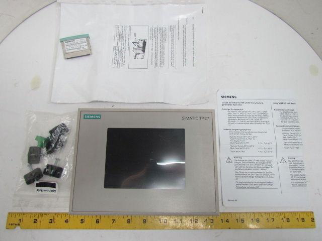 Siemens 6AV3627-1NK00-2AX0 Simatic TP27 Mono Touch-Screen Operator Interface Pan