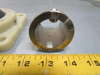 EDT NA4GD7-35MM ZALUE6-35 Polymer 4-Bolt Flange Housing W/Sleeve 35mm ID NIB