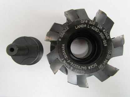 Clapp-Haney Shell Mill Cutter 7 Station W/PCD Inserts W/Box