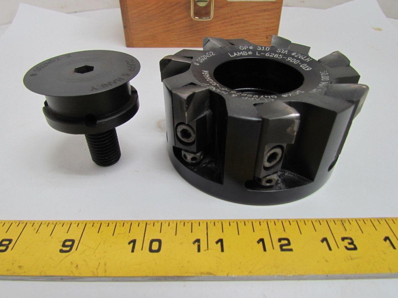 Clapp-Haney Shell Mill Cutter 7 Station W/PCD Inserts W/Box