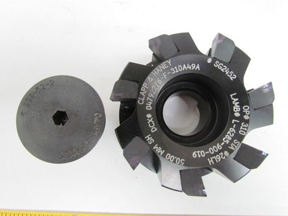 Clapp-Haney Shell Mill Cutter 7 Station W/PCD Inserts W/Box