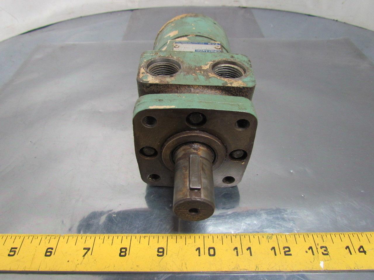 Eaton 101 1279 007 H Ser Spool Valve Hydraulic Motor 4 Bolt Flange SAE #10 Ports