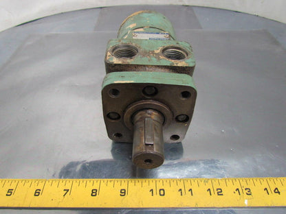 Eaton 101 1279 007 H Ser Spool Valve Hydraulic Motor 4 Bolt Flange SAE #10 Ports