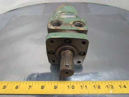 Eaton 101 1279 007 H Ser Spool Valve Hydraulic Motor 4 Bolt Flange SAE #10 Ports