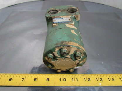 Eaton 101 1279 007 H Ser Spool Valve Hydraulic Motor 4 Bolt Flange SAE #10 Ports