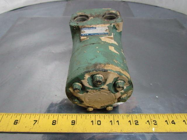 Eaton 101 1279 007 H Ser Spool Valve Hydraulic Motor 4 Bolt Flange SAE #10 Ports