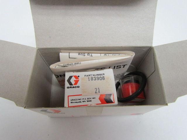 Graco 222606 222-606 183906 183906 Round Pattern Air Cap & Spray Tip Kit NIB