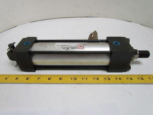 Hydro-Line Q5DCM-2x3-N-1-2-N-N-N-2-2-X  Pneumatic Air Cylinder 2" Bore 3" Stoke