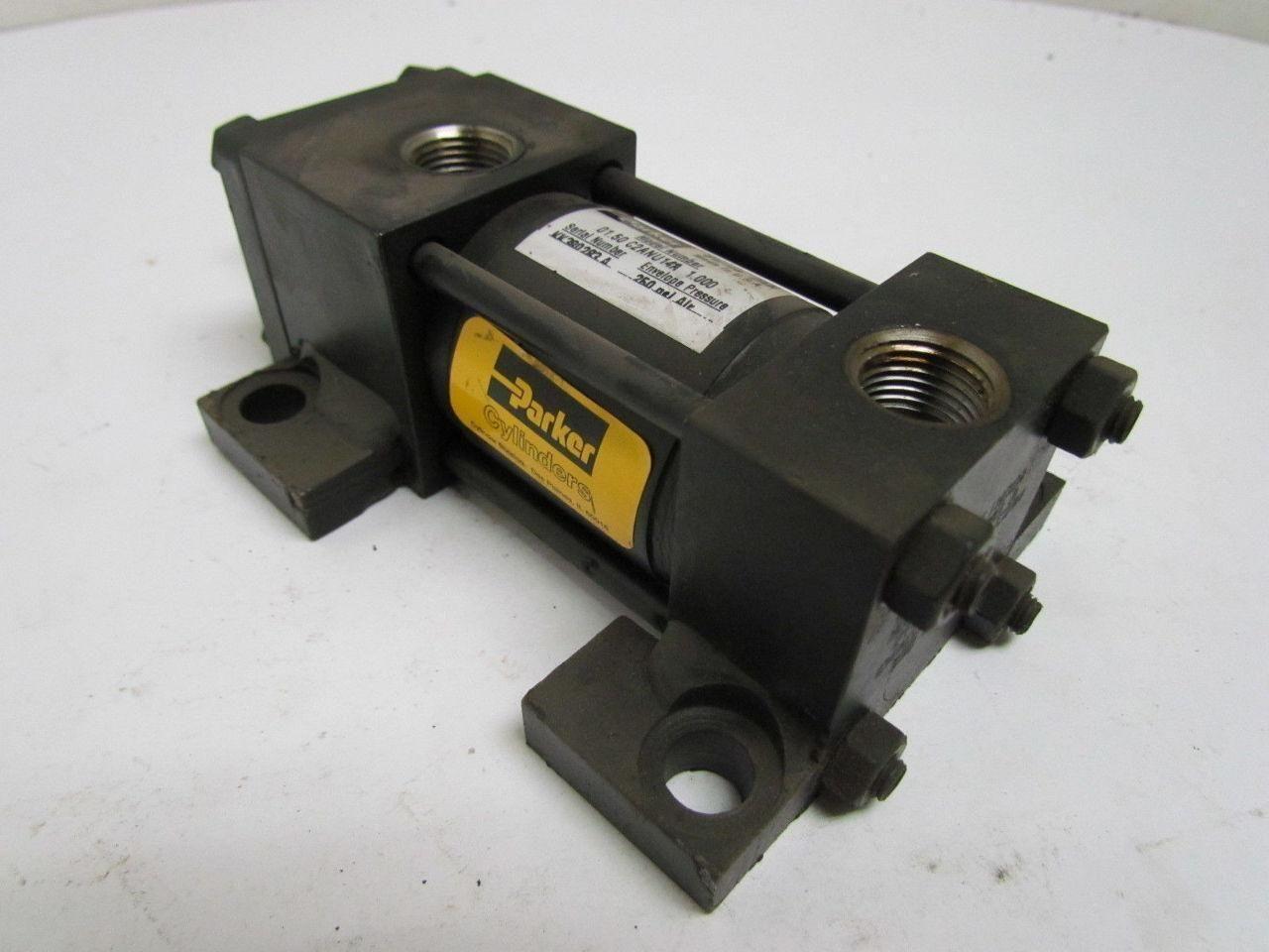 Parker 01.50 C2ANU14A 1.000 Pneumatic Air Cylinder 1-1/2" Bore 1" Stroke 2AN Ser