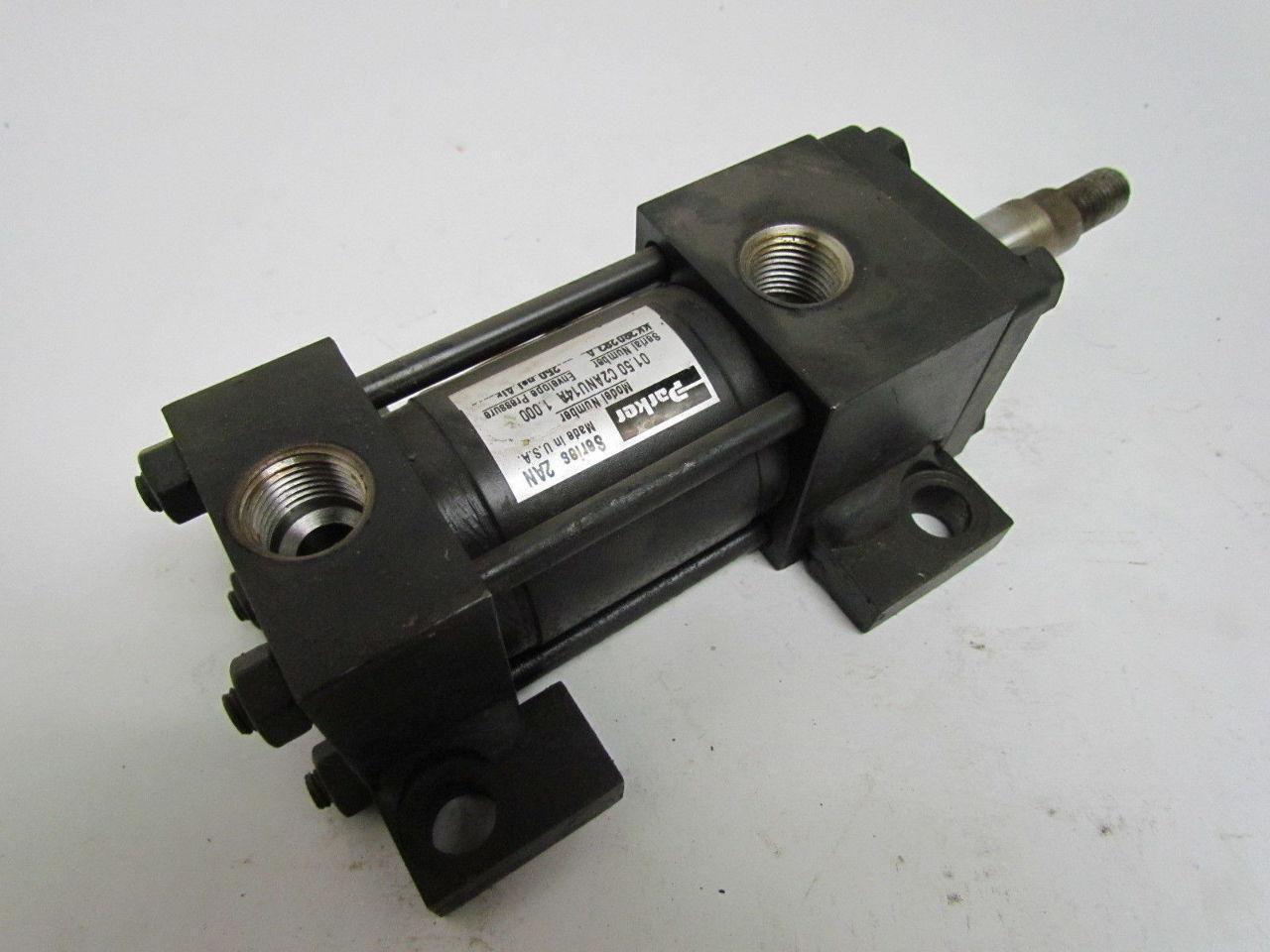 Parker 01.50 C2ANU14A 1.000 Pneumatic Air Cylinder 1-1/2" Bore 1" Stroke 2AN Ser