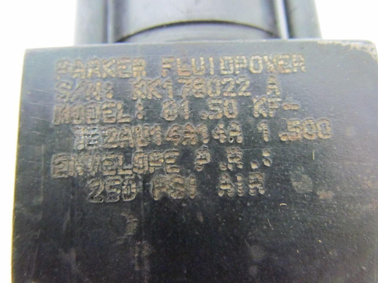 Parker 01.50 KF-TB2AU14A14A 1.500 Pneumatic Air Cylinder 1-1/2"Bore 1-1/2"Stroke