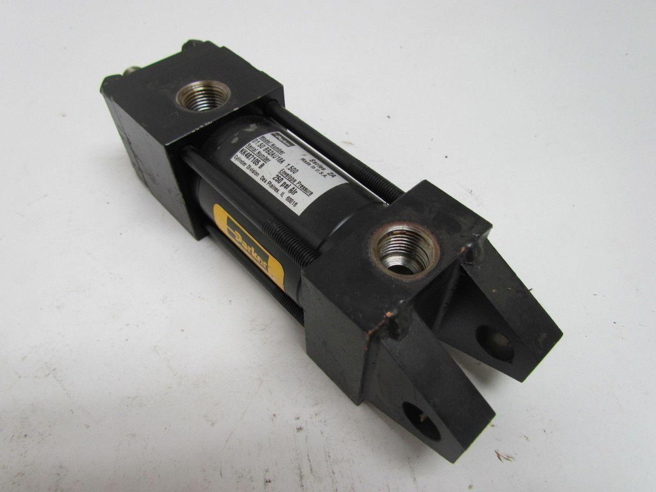 Parker 01.50 BB2AU18A 1.5000 Pneumatic Air Cylinder 1-1/2" Bore 1-1/2" Stroke 2A