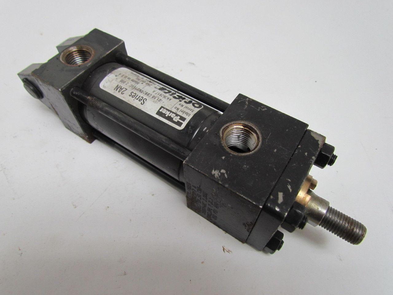 Parker 01.50 CBB2ANU14AC 2.000 Pneumatic Air Cylinder 1-1/2" Bore 2" Stroke 2AN