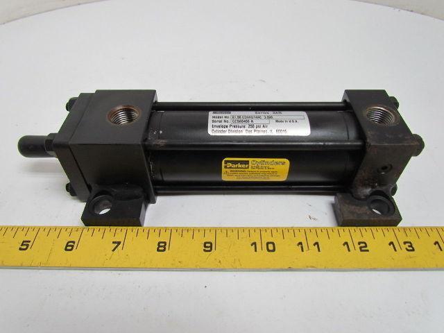 Parker 01.50 C2ANU14AC 3.500 Pneumatic Air Cylinder 1-1/2" Bore 3-1/2" Stroke