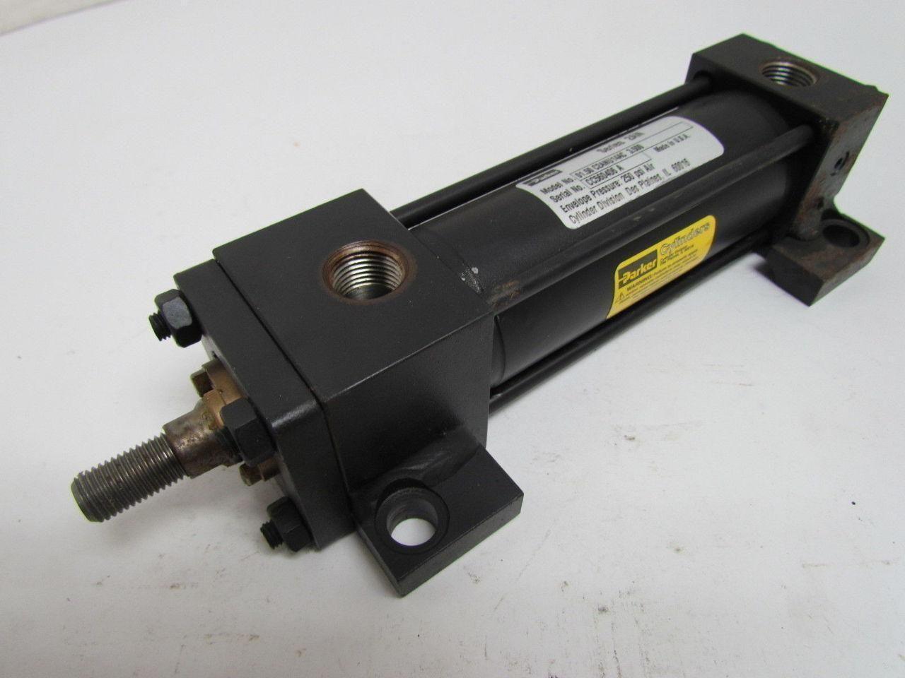 Parker 01.50 C2ANU14AC 3.500 Pneumatic Air Cylinder 1-1/2" Bore 3-1/2" Stroke