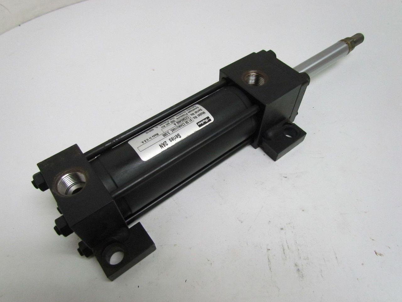 Parker 01.50 C2ANU14AC 3.500 Pneumatic Air Cylinder 1-1/2" Bore 3-1/2" Stroke
