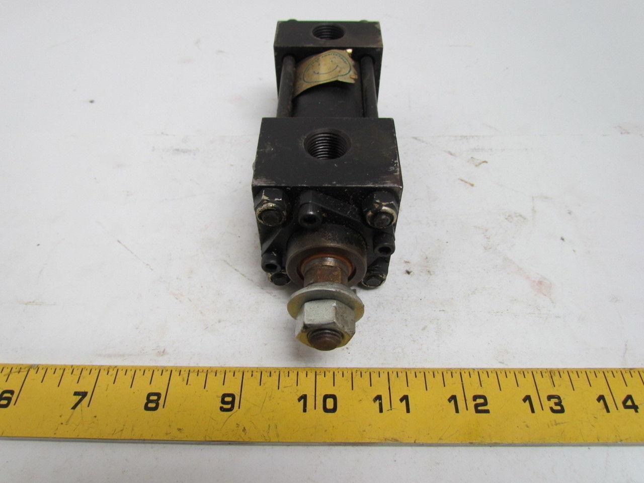 Hennells NC9-MS4-NC Pneumatic Air Cylinder 1-1/2" Bore 1" Stroke 250 PSI 1.5x1"