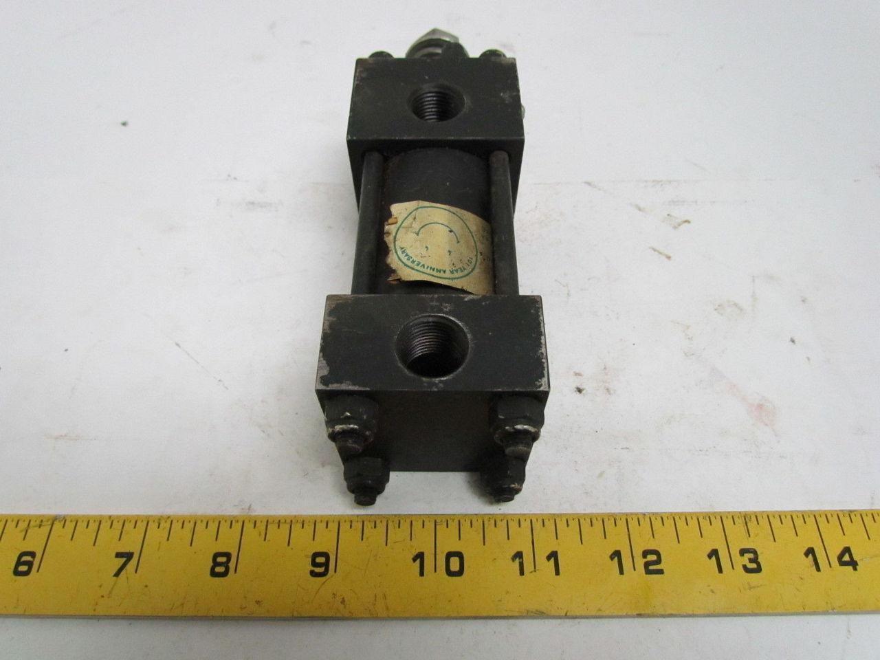 Hennells NC9-MS4-NC Pneumatic Air Cylinder 1-1/2" Bore 1" Stroke 250 PSI 1.5x1"