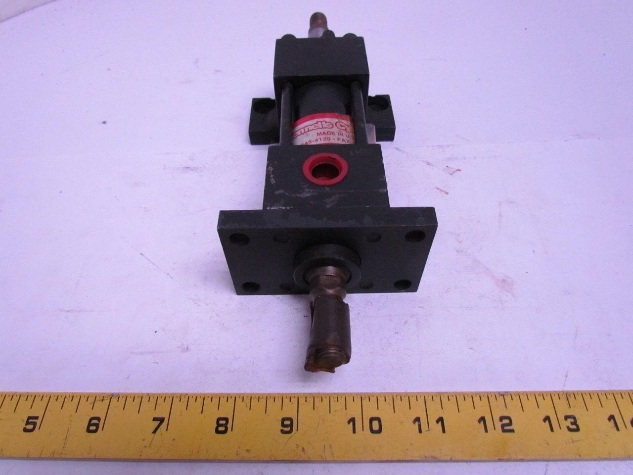 Hennells HA-MDS2/MF1-NC Pneumatic Air Cylinder 1-1/2" Bore 1" Stroke Double Rod