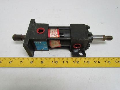 Hennells HA-MDS2/MF1-NC Pneumatic Air Cylinder 1-1/2" Bore 1" Stroke Double Rod
