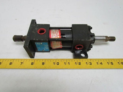 Hennells HA-MDS2/MF1-NC Pneumatic Air Cylinder 1-1/2" Bore 1" Stroke Double Rod