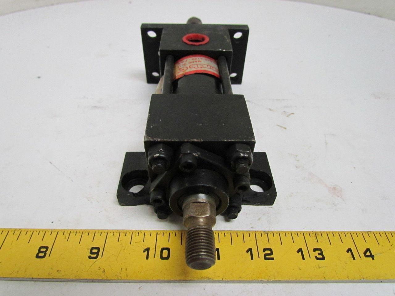 Hennells HA-MDS2/MF1-NC Pneumatic Air Cylinder 1-1/2" Bore 1" Stroke Double Rod