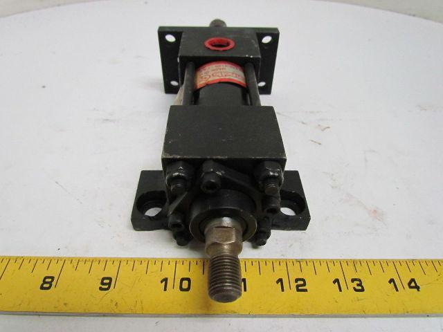 Hennells HA-MDS2/MF1-NC Pneumatic Air Cylinder 1-1/2" Bore 1" Stroke Double Rod