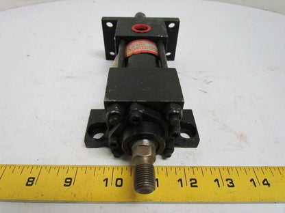 Hennells HA-MDS2/MF1-NC Pneumatic Air Cylinder 1-1/2" Bore 1" Stroke Double Rod