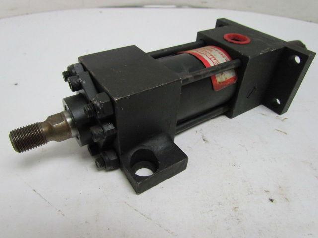 Hennells HA-MDS2/MF1-NC Pneumatic Air Cylinder 1-1/2" Bore 1" Stroke Double Rod